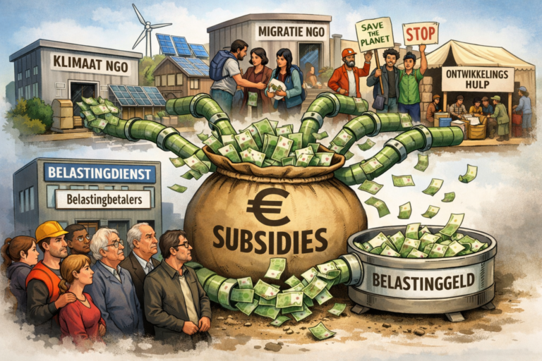 NGO's worden rijk van belastinggeld